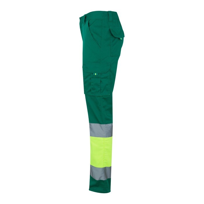 Pantalón de trabajo multibolsillos elástico bicolor 240 g/m2 tercera vista Pantalón de trabajo multibolsillos elástico bicolor 240 g/m2 tercera vista