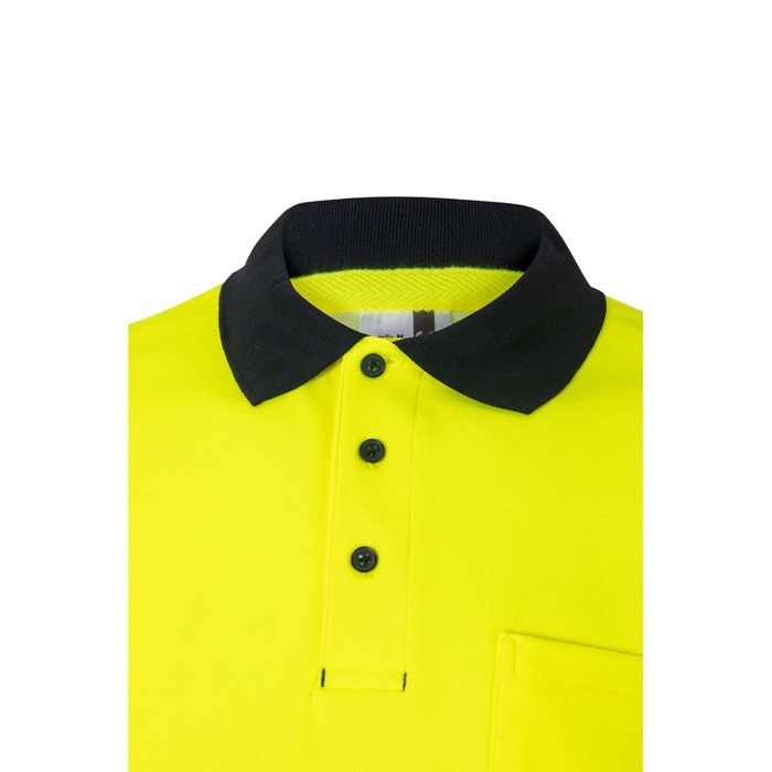 Polo de trabajo en piqué de manga corta algodón y poliéster 150 g/m2 sexta vista