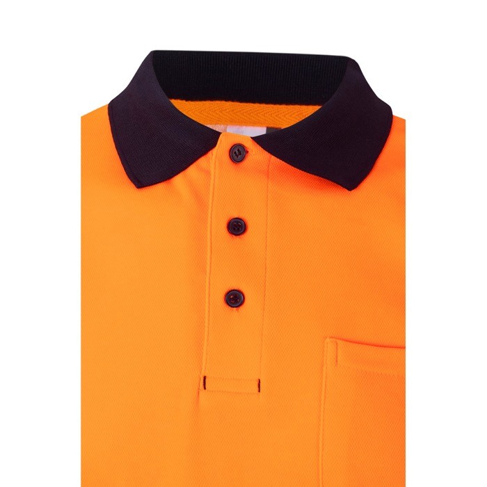 Polo de trabajo en piqué de manga corta algodón y poliéster 150 g/m2 sexta vista