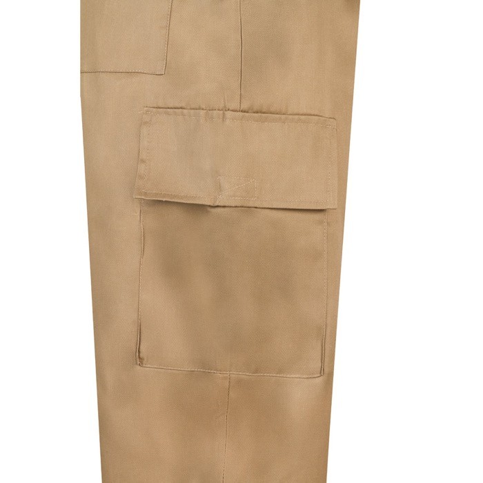 Pantalón de algodón y poliéster con cintura elástica 190 g/m2 color natural quinta vista Pantalón de algodón y poliéster con cintura elástica 190 g/m2 color natural quinta vista