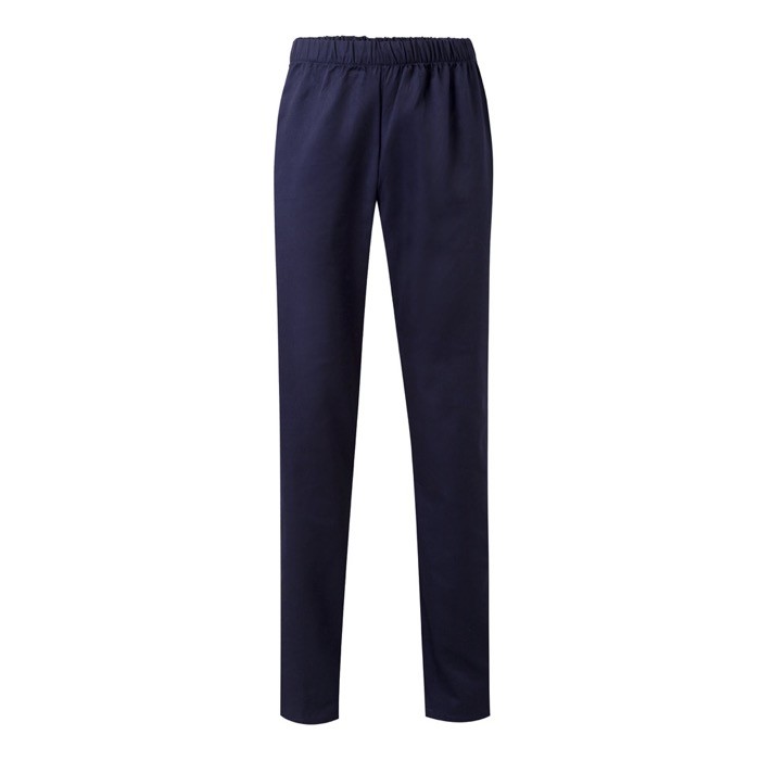 Pantalón unisex en algodón y poliéster con cintura elástica 190 g/m2 color azul Pantalón unisex en algodón y poliéster con cintura elástica 190 g/m2 color azul