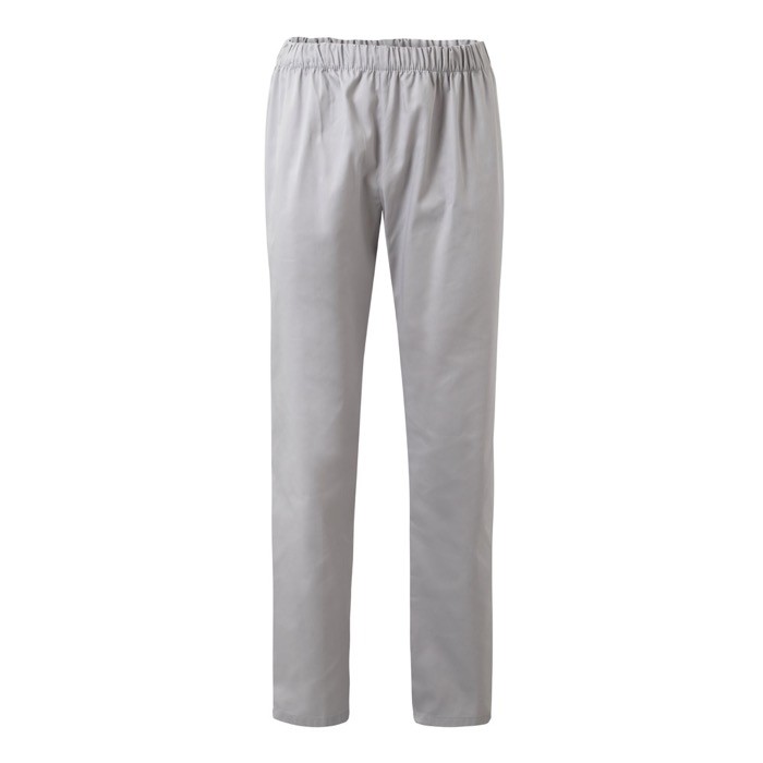 Pantalón unisex en algodón y poliéster con cintura elástica 190 g/m2 color gris claro Pantalón unisex en algodón y poliéster con cintura elástica 190 g/m2 color gris claro