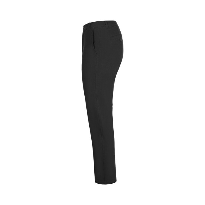 Pantalón tipo chino unisex elástico en algodón y elastano 260 g/m2 color negro tercera vista Pantalón tipo chino unisex elástico en algodón y elastano 260 g/m2 color negro tercera vista
