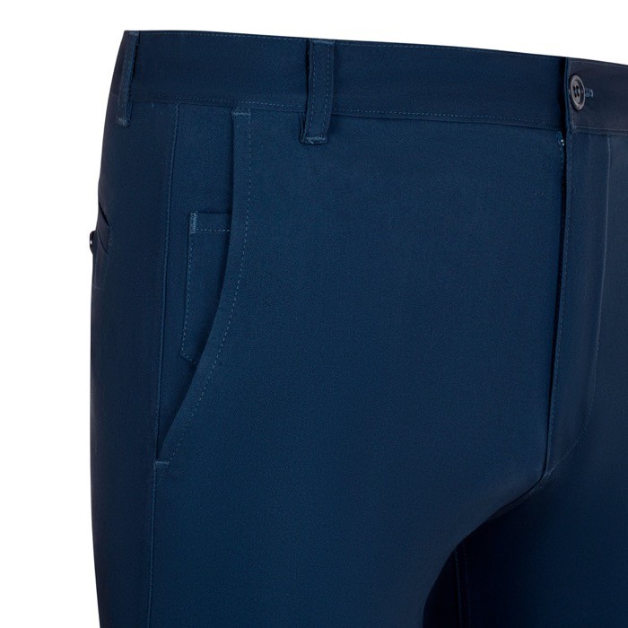 Pantalón tipo chino unisex elástico en algodón y elastano 260 g/m2 color azul marino quinta vista Pantalón tipo chino unisex elástico en algodón y elastano 260 g/m2 color azul marino quinta vista