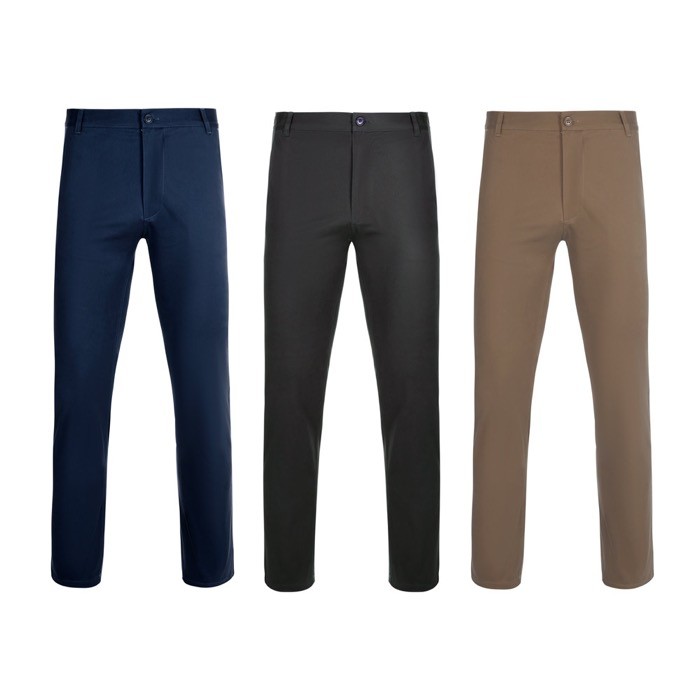 Pantalón tipo chino unisex elástico en algodón y elastano 260 g/m2 varios colores Pantalón tipo chino unisex elástico en algodón y elastano 260 g/m2 varios colores