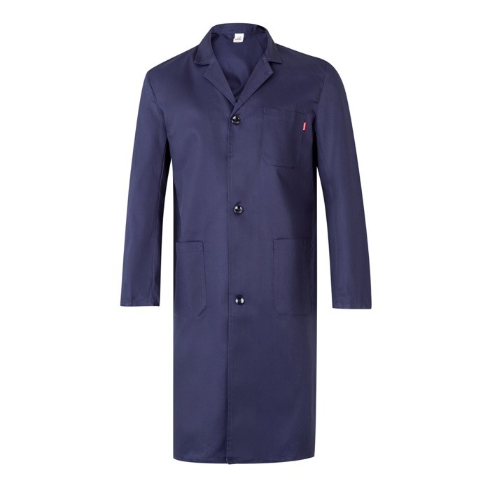 Blusa de trabajo de sarga de poliéster y algodón 175 g/m2 color azul Blusa de trabajo de sarga de poliéster y algodón 175 g/m2 color azul