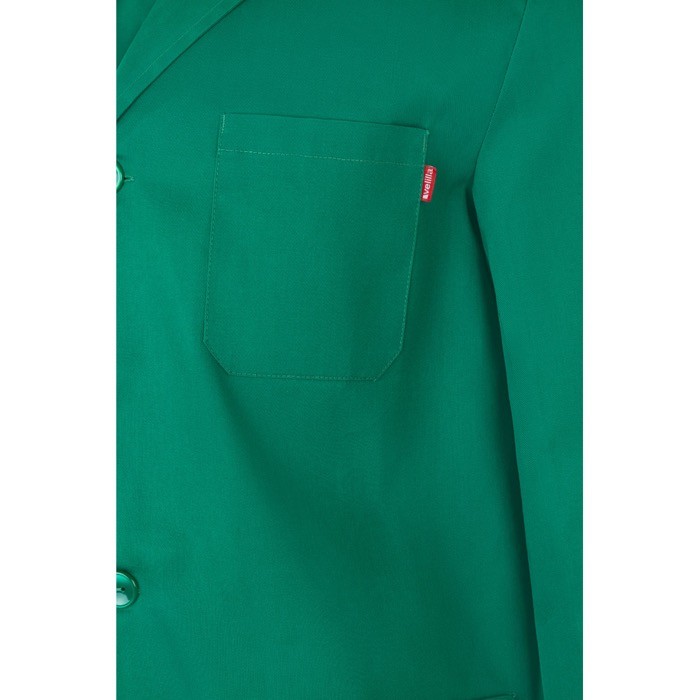 Blusa de trabajo de sarga de poliéster y algodón 175 g/m2 color verde quinta vista Blusa de trabajo de sarga de poliéster y algodón 175 g/m2 color verde quinta vista