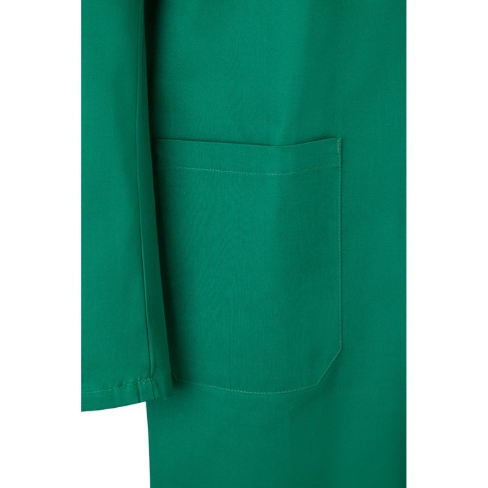 Blusa de trabajo de sarga de poliéster y algodón 175 g/m2 color verde sexta vista Blusa de trabajo de sarga de poliéster y algodón 175 g/m2 color verde sexta vista