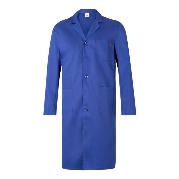 Blusa de trabajo de sarga de poliéster y algodón 175 g/m2 color azul real Blusa de trabajo de sarga de poliéster y algodón 175 g/m2 color azul real