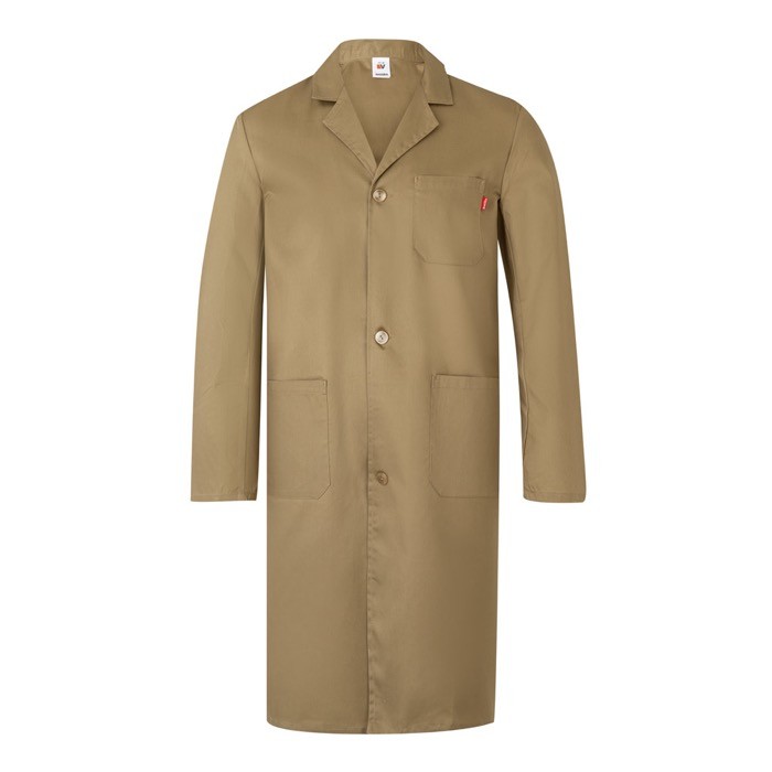 Blusa de trabajo de sarga de poliéster y algodón 175 g/m2 color natural Blusa de trabajo de sarga de poliéster y algodón 175 g/m2 color natural