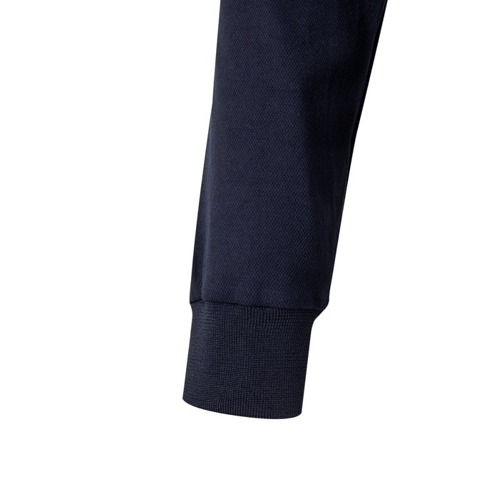 Polo de trabajo bicolor de manga larga de alta visibilidad 150 g/m2 color amarillo septima vista