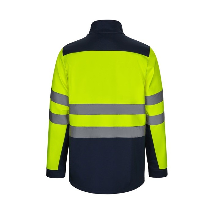 Chaqueta laboral softshell extra grande con forro polar 280 g/m2 segunda vista Chaqueta laboral softshell extra grande con forro polar 280 g/m2 segunda vista