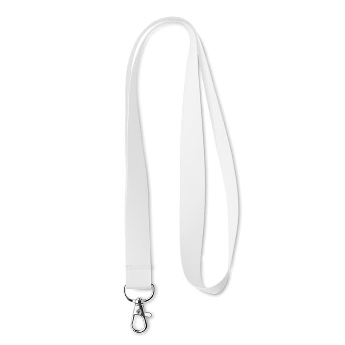 Lanyards sublimación logo para eventos color blanco