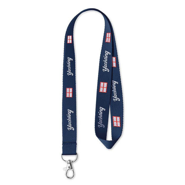 Lanyards promocionales logotipo tejido 