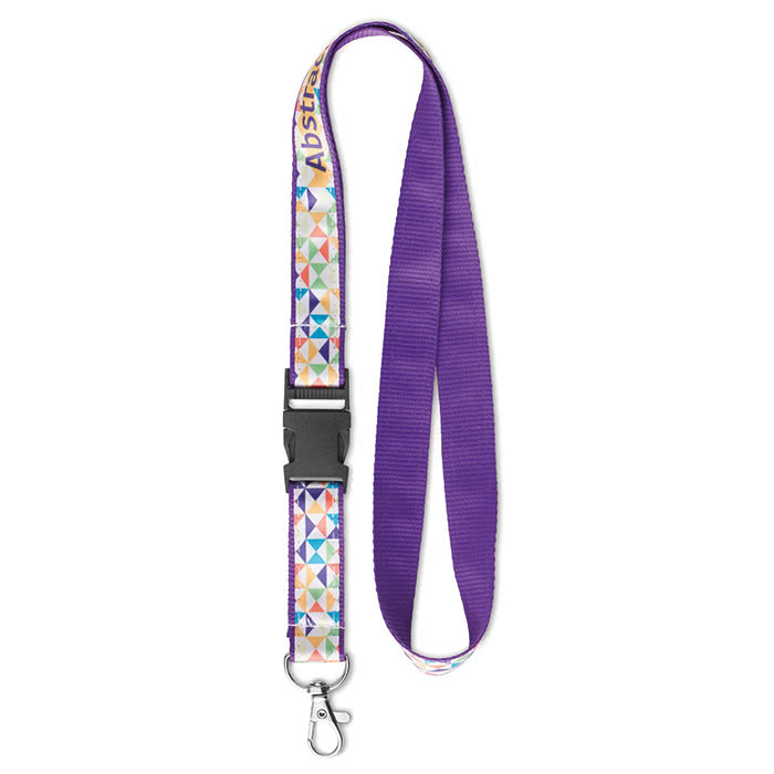 Lanyards publicidad con hebilla sublimados