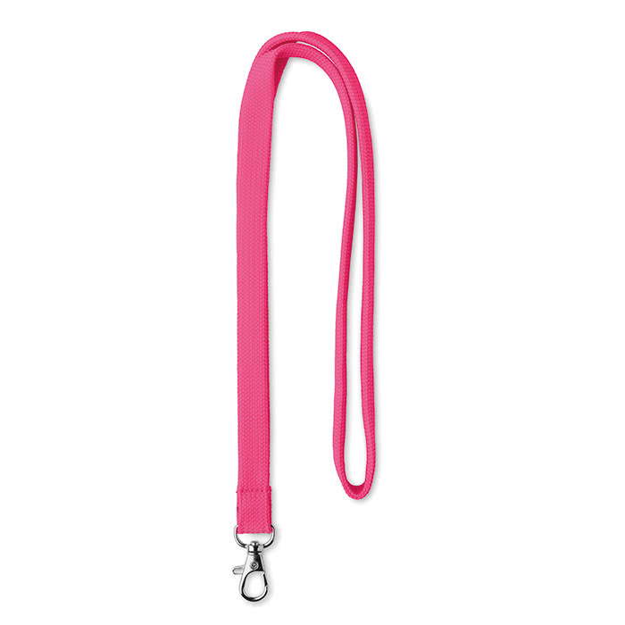 Lanyards de tipo cordón publicitarios color rosa Lanyards de tipo cordón publicitarios color rosa