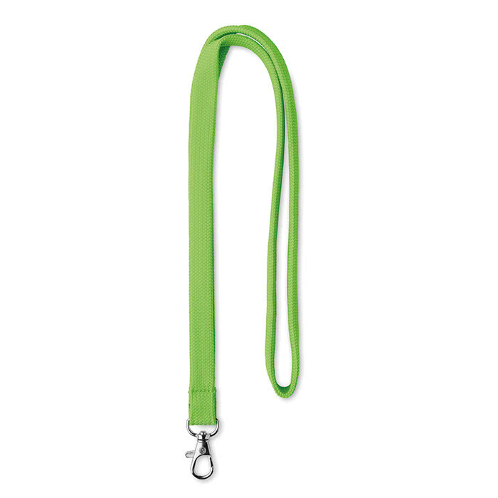 Lanyards de tipo cordón publicitarios color verde lima Lanyards de tipo cordón publicitarios color verde lima