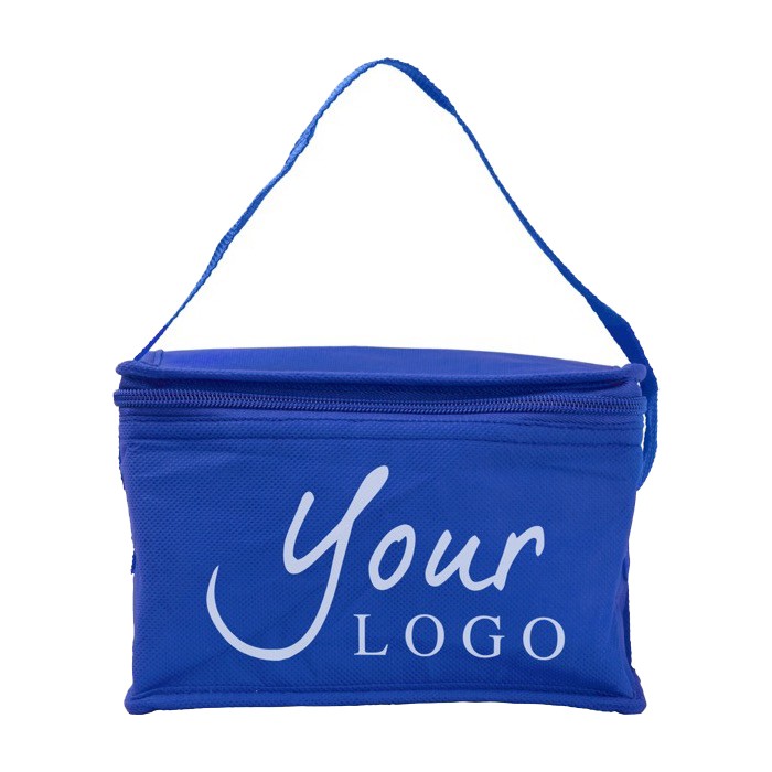 Bolsa nevera en varios colores con capacidad para 6 latas y asa a juego color azul ultramarino quinta vista Bolsa nevera en varios colores con capacidad para 6 latas y asa a juego color azul ultramarino quinta vista