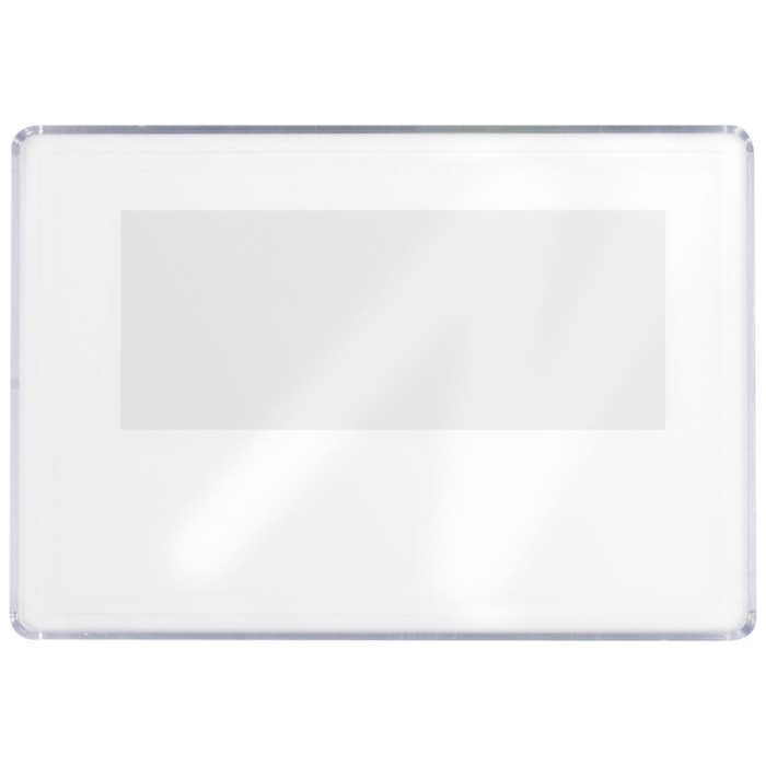 Imán rectangular personalizable en papel a 1 cara 90x60mm