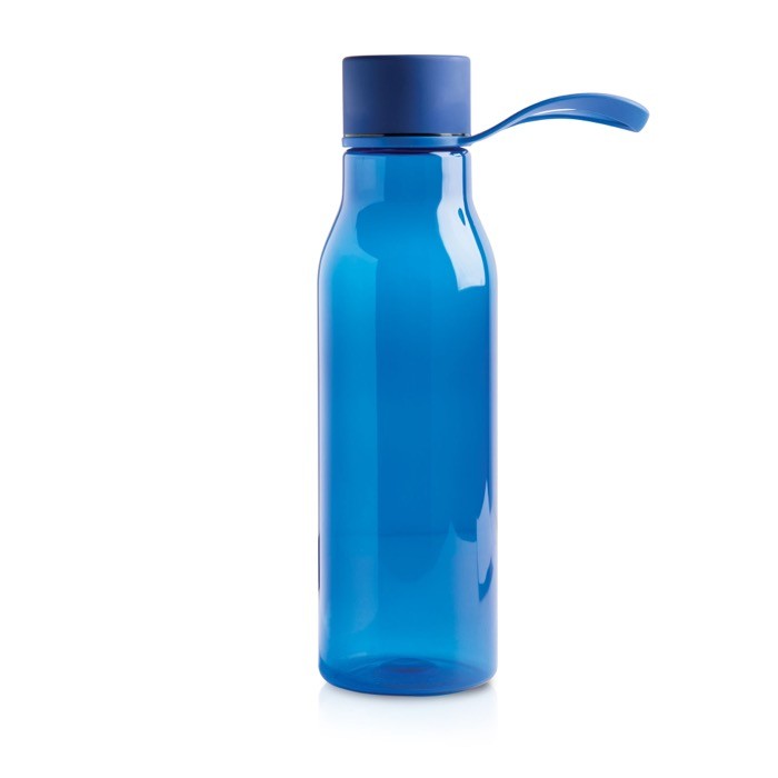 Botella de tritán con tapa de metal y asa de silicona 600ml color azul real Botella de tritán con tapa de metal y asa de silicona 600ml color azul real