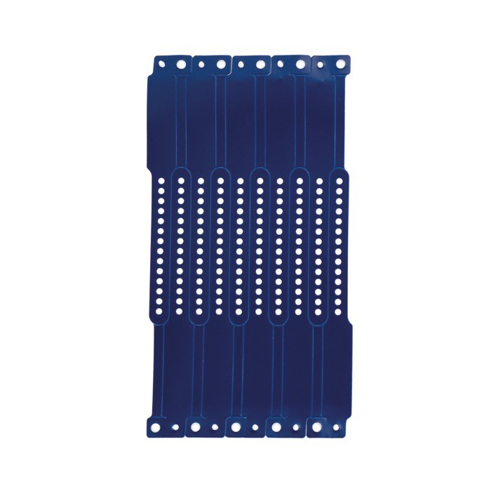 Pulsera identificativa infantil ideal para fiestas y eventos color azul marino vista 1