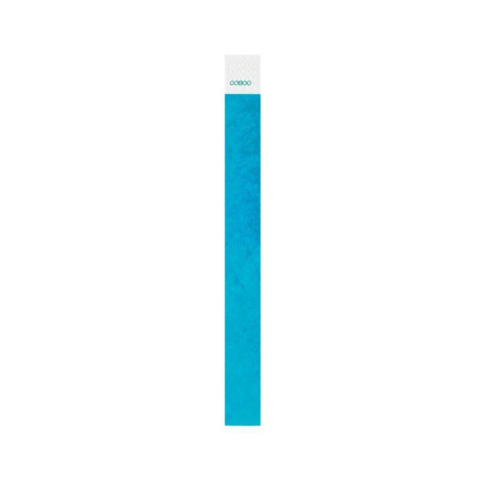 Pulsera de tyvek ideal para festivales resistente al agua color turquesa Pulsera de tyvek ideal para festivales resistente al agua color turquesa