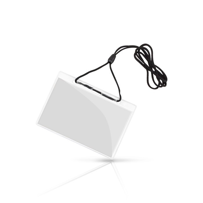 Identificador con cuerda ajustable para colgar 10.3x6.6cm vista 3 Identificador con cuerda ajustable para colgar 10.3x6.6cm vista 3