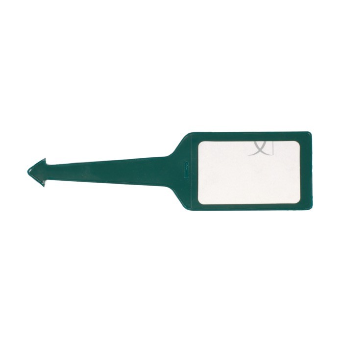 Identificador de maletas de varios colores con cara transparente