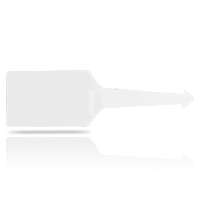 Identificador de maletas de varios colores con cara transparente color transparente