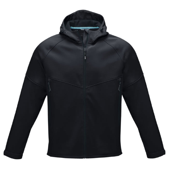 Chaquetas soft shell corporativas recicladas color negro Chaquetas soft shell corporativas recicladas color negro