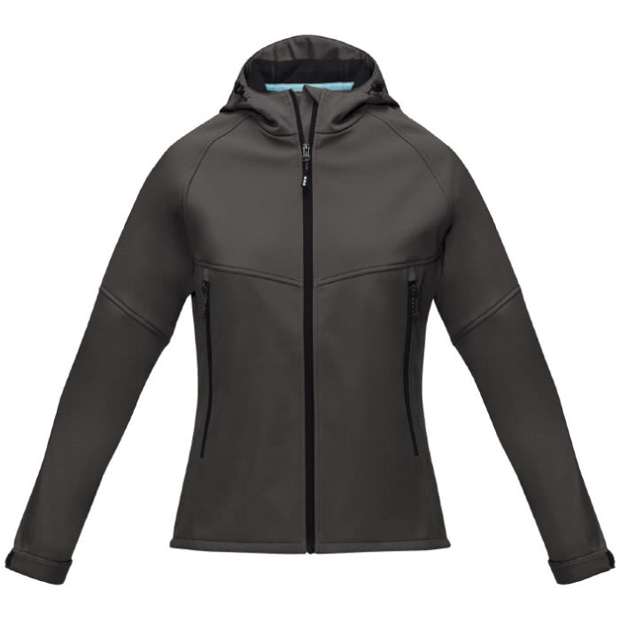 Chaqueta sostenible mujer merchandising gris oscuro