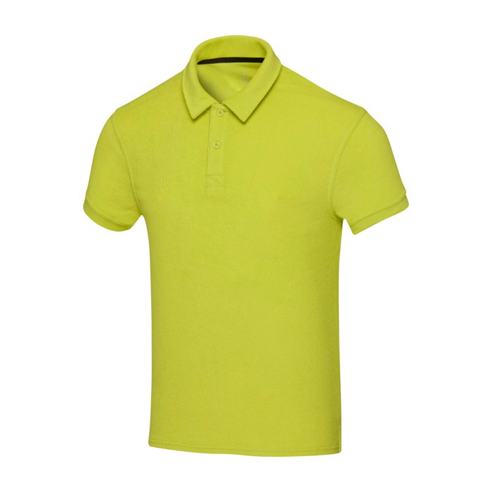 Polo unisex de rizo con tacto ultra suave 230 g/m2 Elevate NXT color verde lima