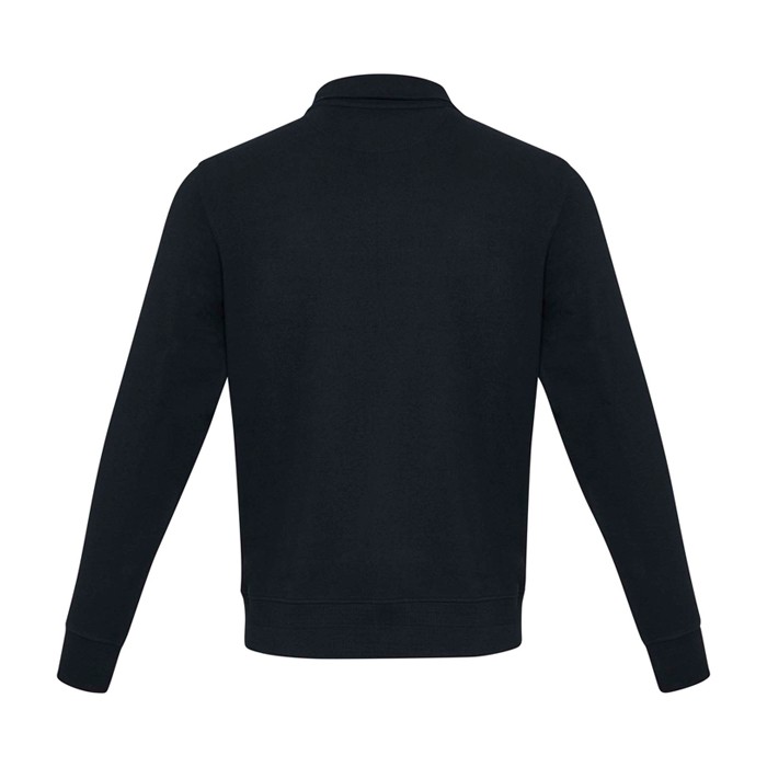 Jersey unisex de tejido reciclado con cremallera corta 280 g/m2 Elevate NXT segunda vista trasera Jersey unisex de tejido reciclado con cremallera corta 280 g/m2 Elevate NXT segunda vista trasera