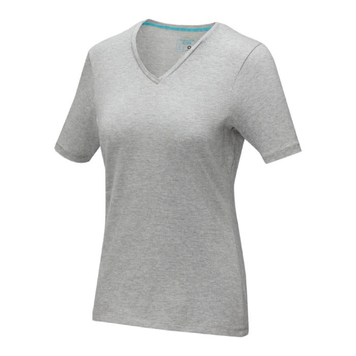 Camisetas eco mujer promocionales color gris