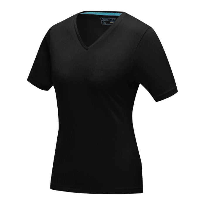 Camisetas personalizadas eco mujer color negro