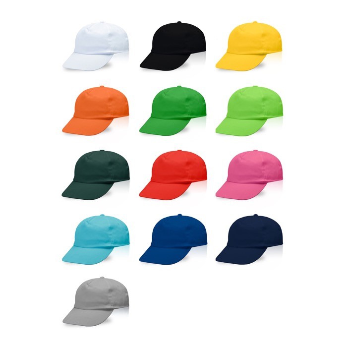 Gorra de algodón y poliéster con cierre de velcro 125 g/m2 vista detalle 7