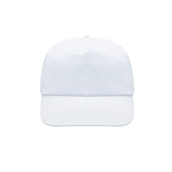 Gorra de poliéster y algodón en distintos colores 125 g/m2 color blanco vista 1