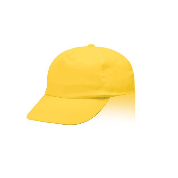 Gorra de poliéster y algodón en distintos colores 125 g/m2 color amarillo
