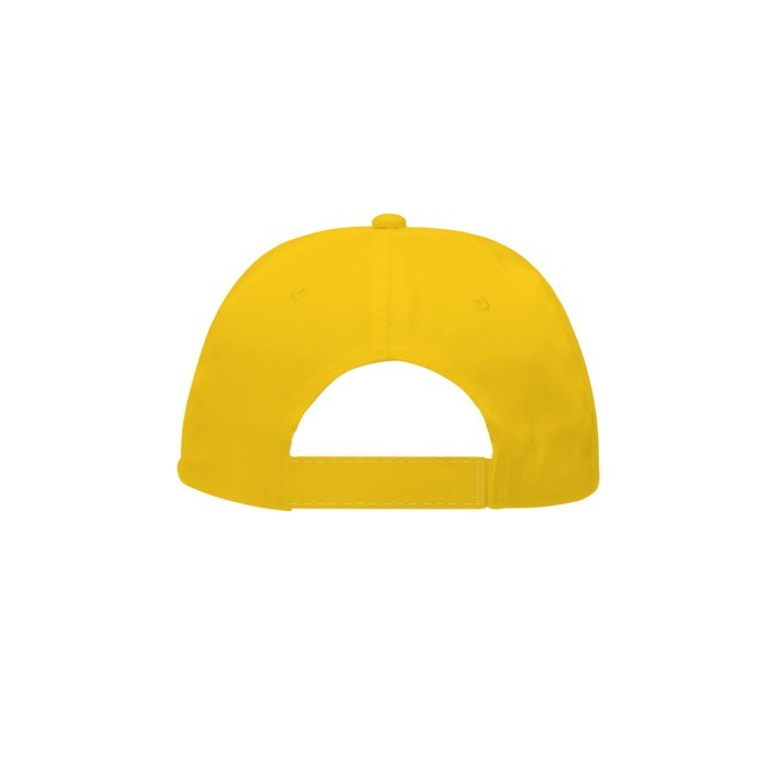Gorra de poliéster y algodón en distintos colores 125 g/m2 color amarillo vista 2