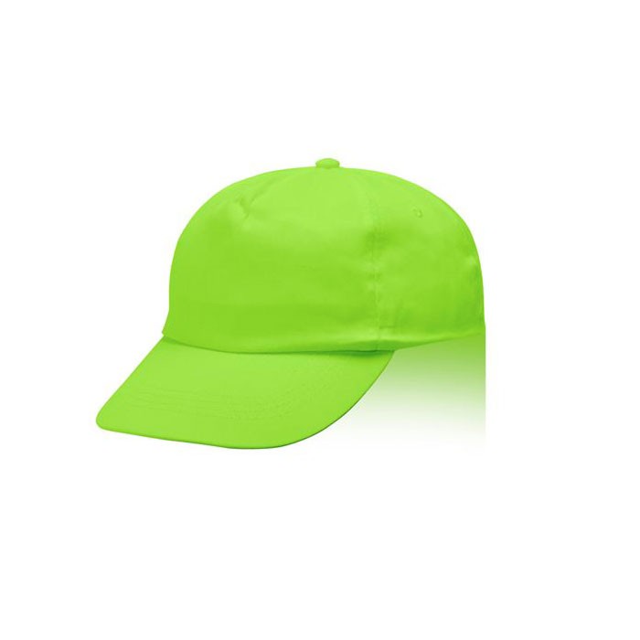 Gorra de poliéster y algodón en distintos colores 125 g/m2 color verde claro