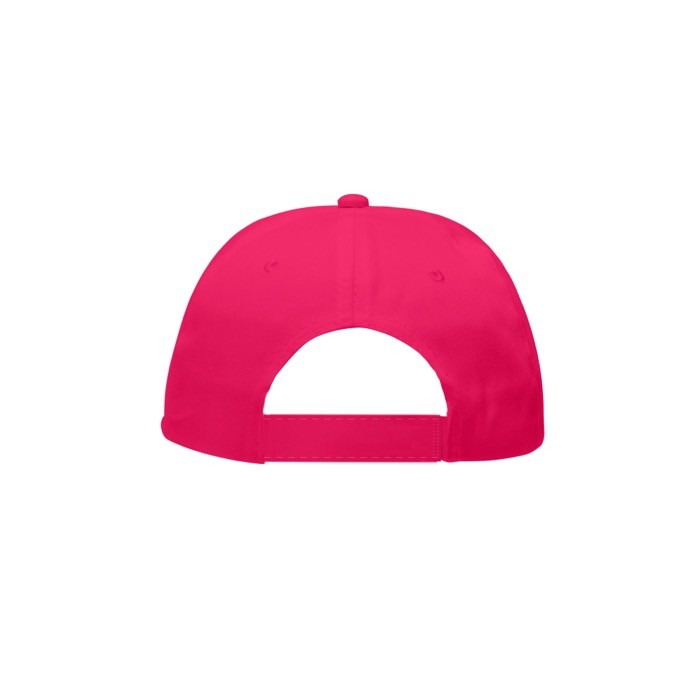 Gorra de poliéster y algodón en distintos colores 125 g/m2 color rosa vista 2