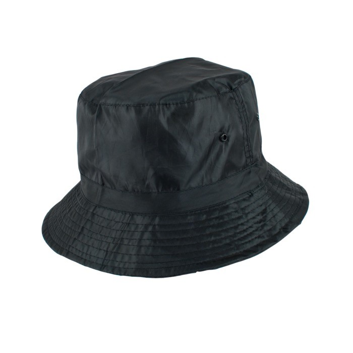 Gorro de nylon bob para cualquier ocasión resistente al agua color negro vista 11