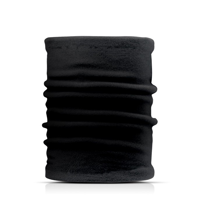 Braga de poliéster y elastano para proteger boca y nariz color negro Braga de poliéster y elastano para proteger boca y nariz color negro