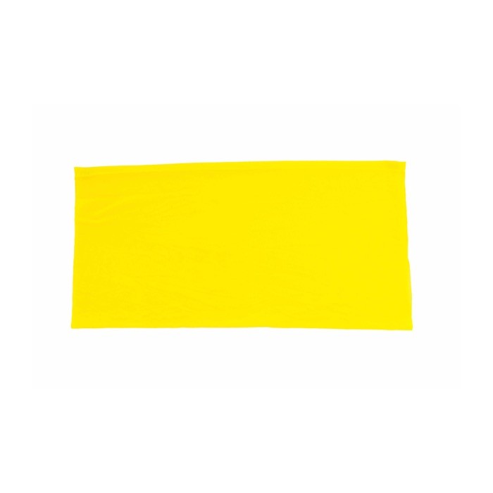 Braga de poliéster y elastano para proteger boca y nariz color amarillo vista 1 Braga de poliéster y elastano para proteger boca y nariz color amarillo vista 1