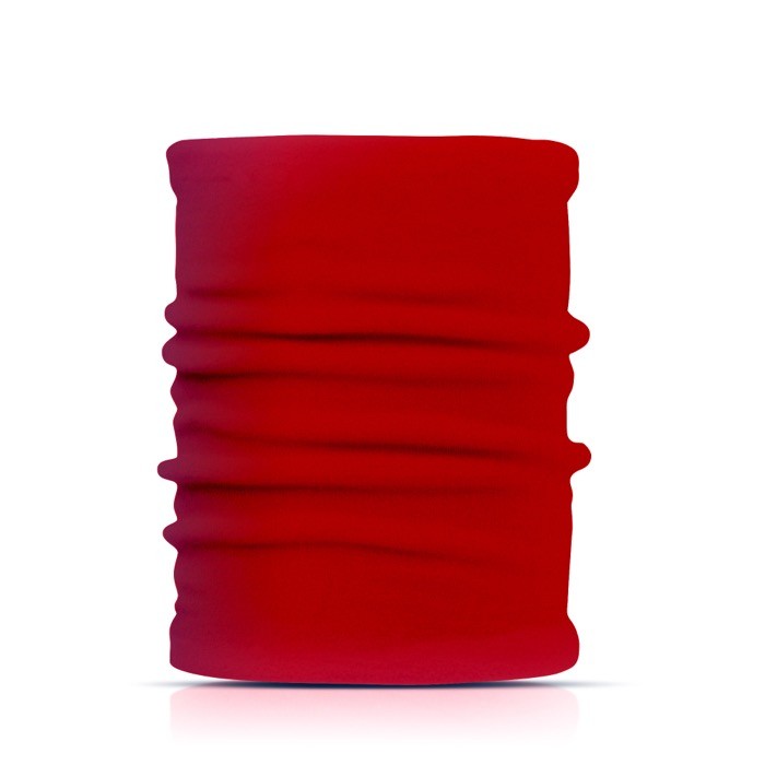 Braga de poliéster y elastano para proteger boca y nariz color rojo Braga de poliéster y elastano para proteger boca y nariz color rojo