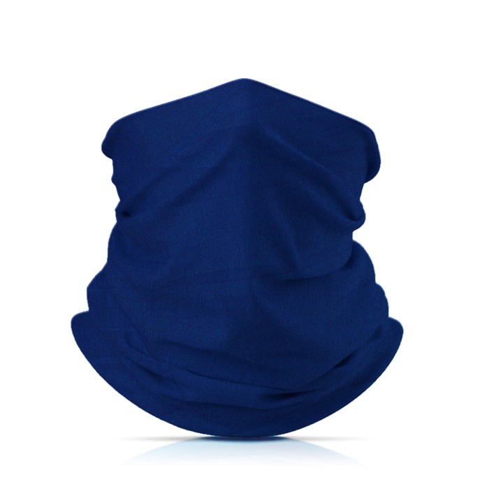 Braga de poliéster y elastano para proteger boca y nariz color azul marino Braga de poliéster y elastano para proteger boca y nariz color azul marino