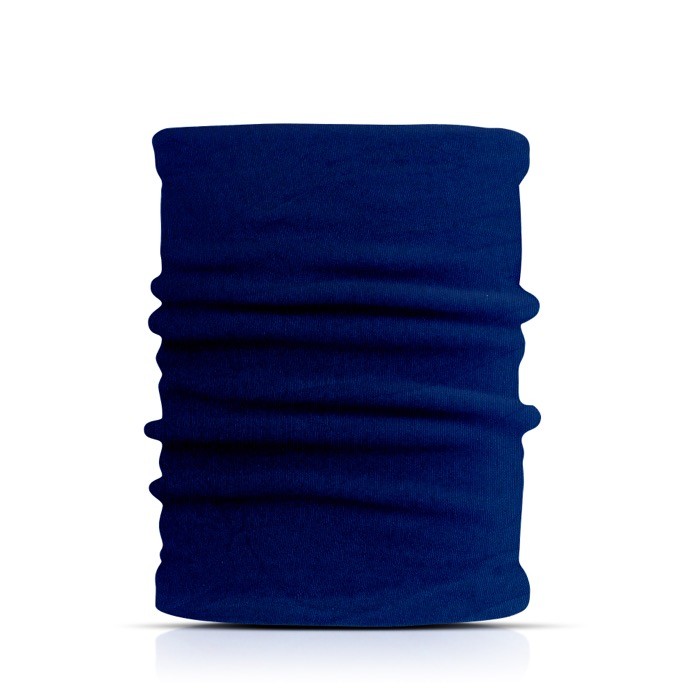 Braga de poliéster y elastano para proteger boca y nariz color azul marino Braga de poliéster y elastano para proteger boca y nariz color azul marino