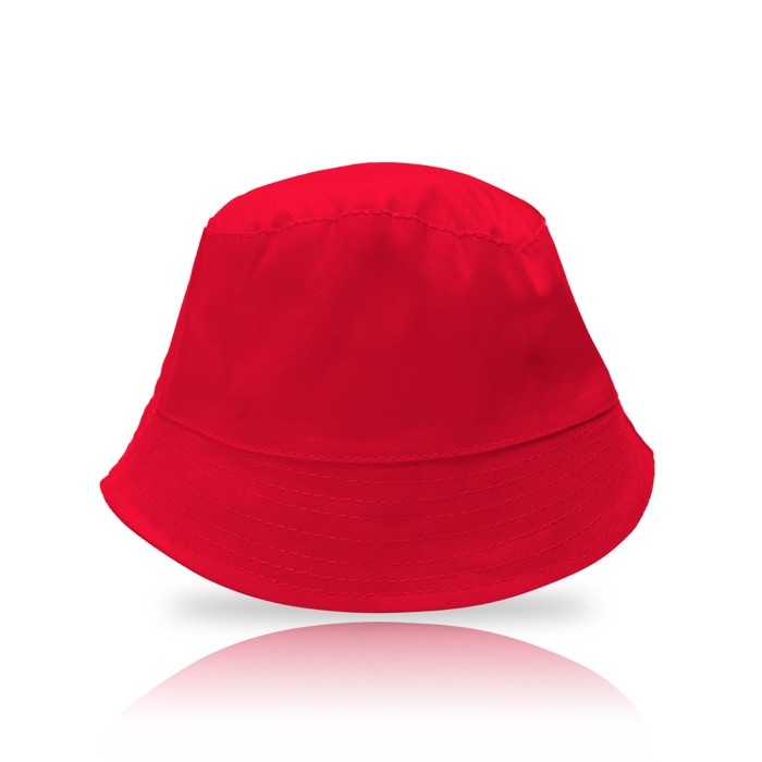 Gorro de algodón ideal para niños en varios colores 155 g/m2 color rojo