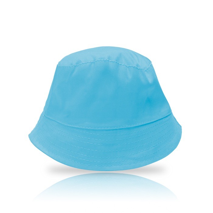 Gorro de algodón ideal para niños en varios colores 155 g/m2 color azul claro
