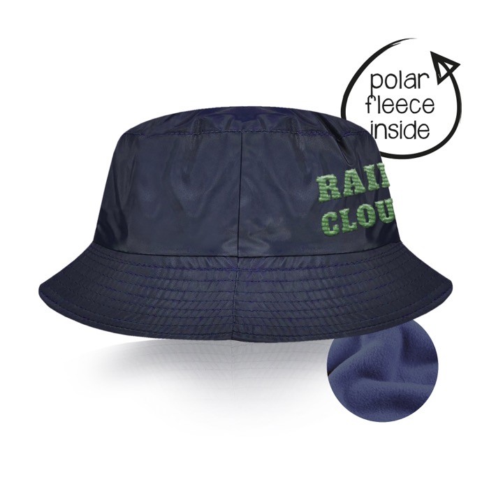 Gorro estilo bob reversible de nylon con forro interior polar